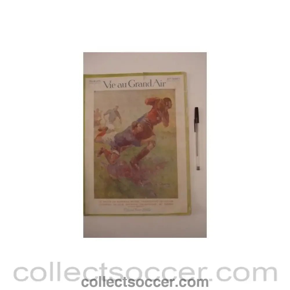 1920 - Vie au Grand Air - French sports magazine of March/April 1920 - Collect Soccer