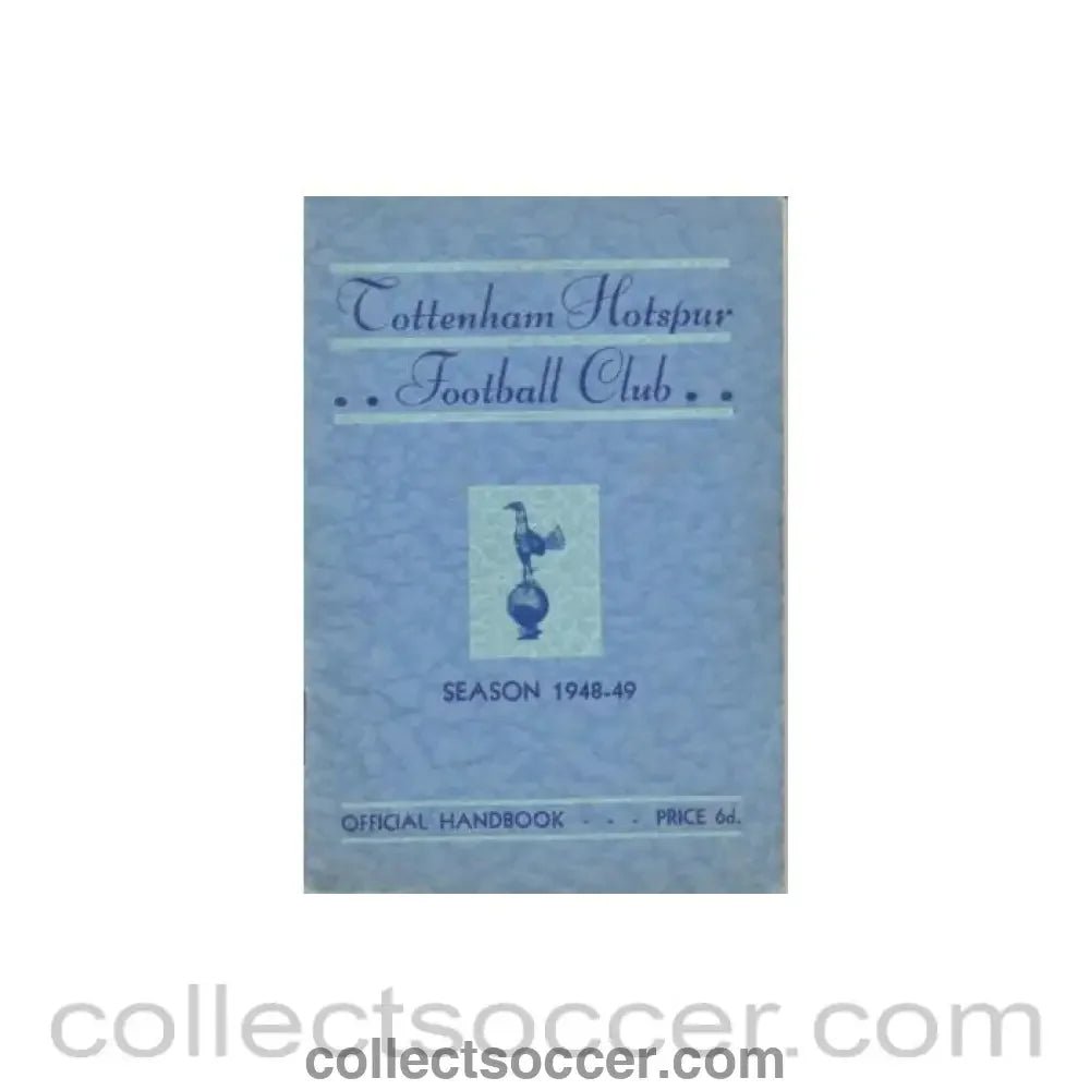 1948 - Tottenham Hotspur Handbook 1948-1949 - Collect Soccer