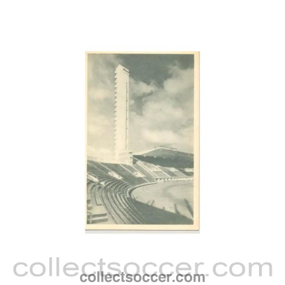 1952 15th Olympic Games in Helsinki Finland postcard featuring the Olympic Stadium