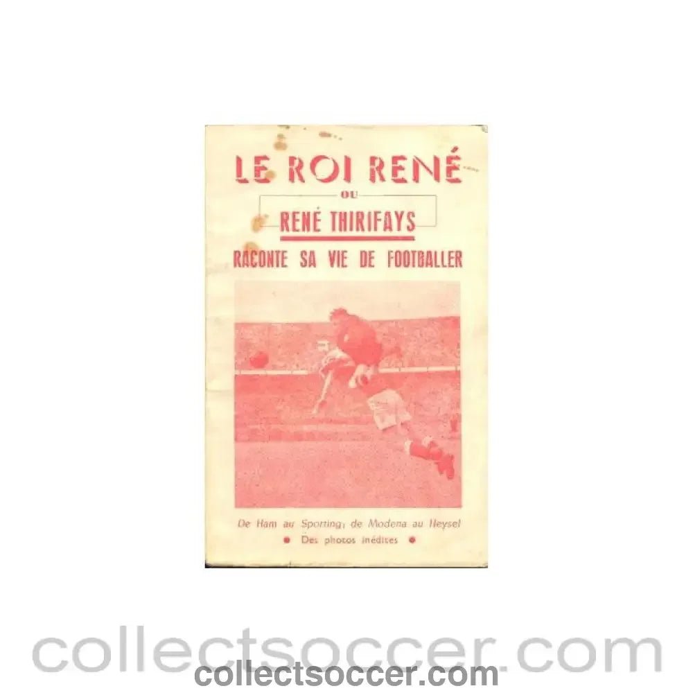 1953 - French book about Rene Thirifays of 1953 - Collect Soccer