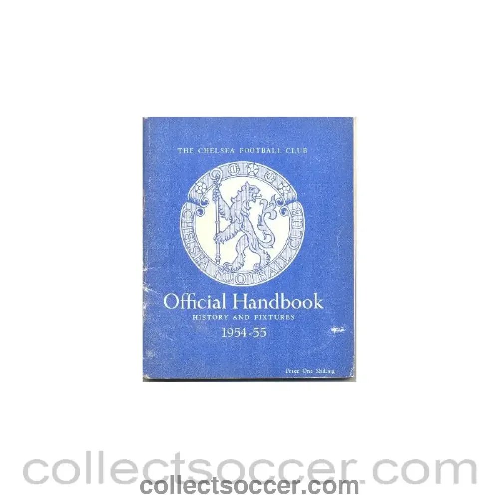 1954-1955 Chelsea Official Handbook - Collect Soccer