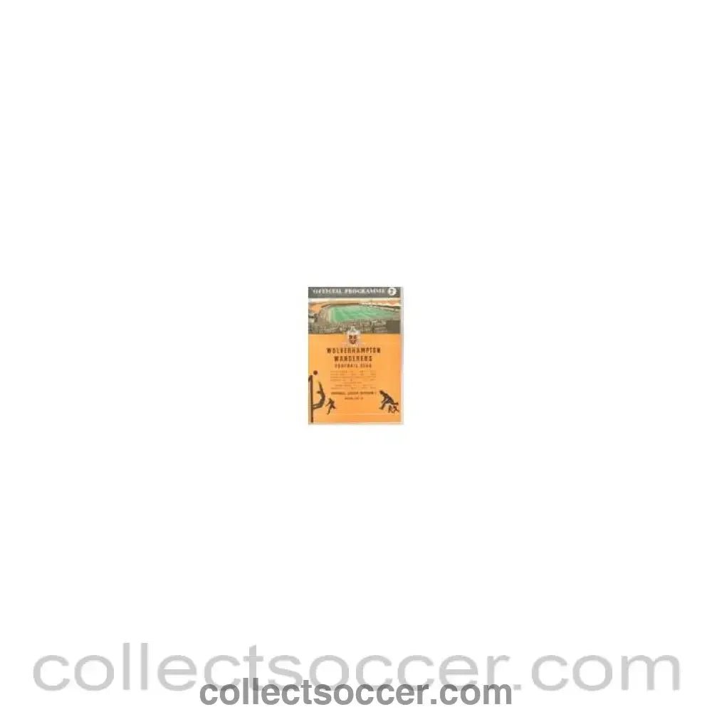 1958 - Wolverhampton Wanderers vChelsea official programme 01/05/1958 - Collect Soccer