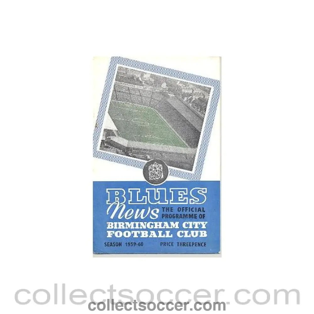 1959 - Birmingham City v Valencia official programme 14/10/1959 - Collect Soccer