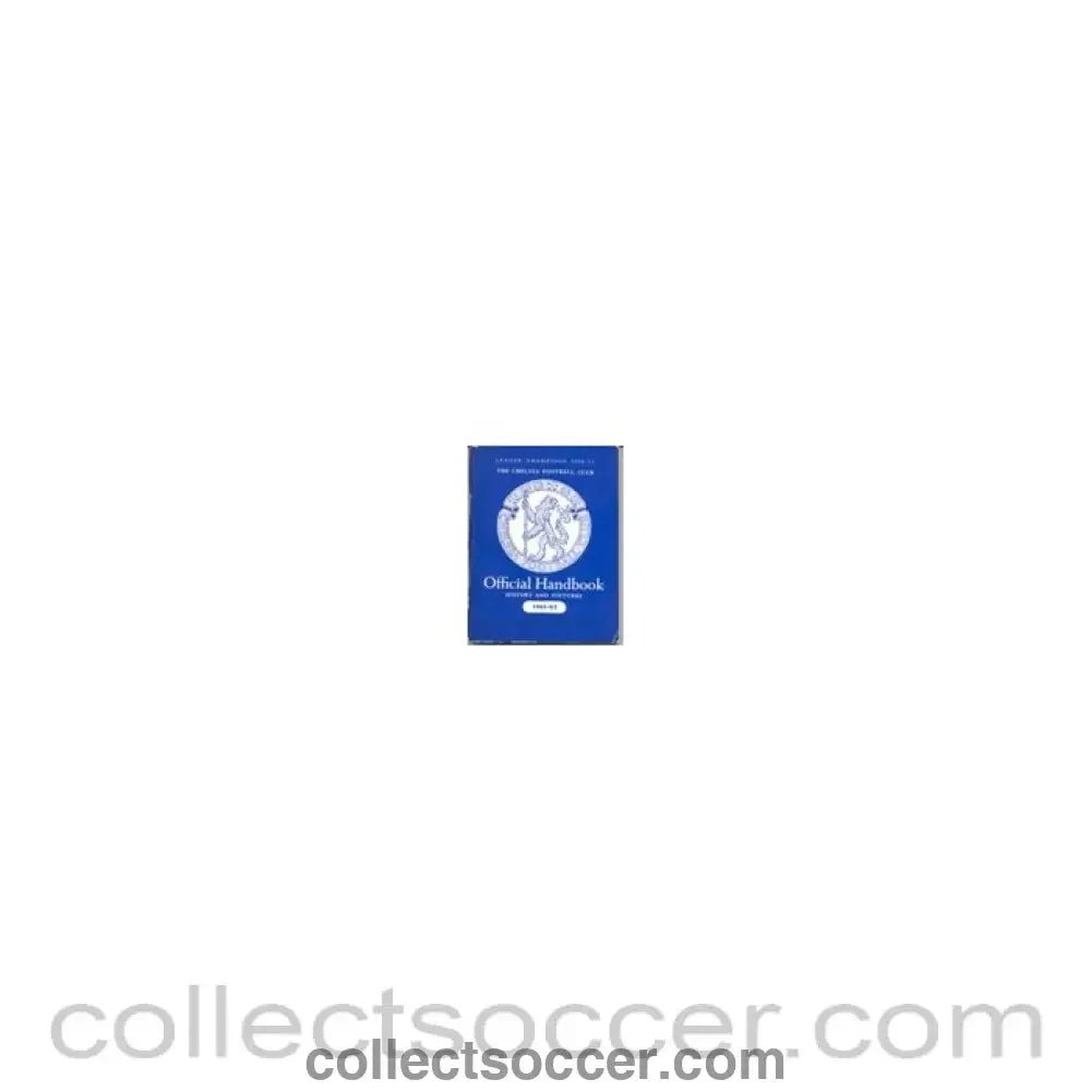 1961 - 1962 Chelsea Official Handbook - Collect Soccer