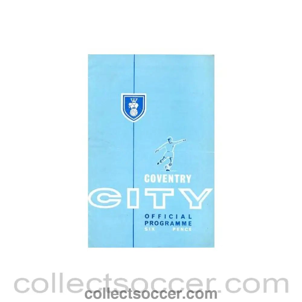 1964 - Coventry City v Northampton official programme 1964 - 1965 - Collect Soccer