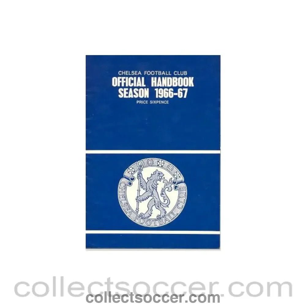1966 - 1967 Chelsea Official Handbook - Collect Soccer
