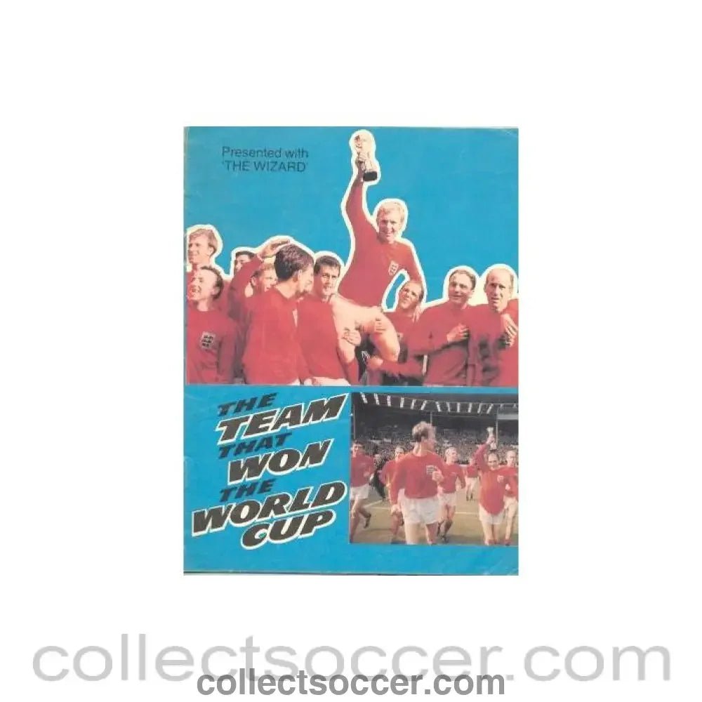 1966 England - The Team That Won The World Cup brochure - Collect Soccer