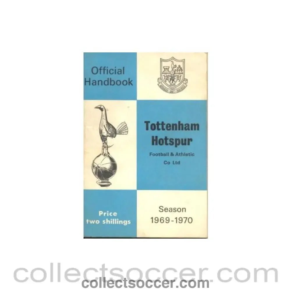 1969 - Tottenham Hotspur Handbook 1969 - 1970 - Collect Soccer