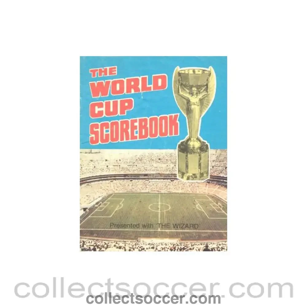 1970 World Cup Scorebook