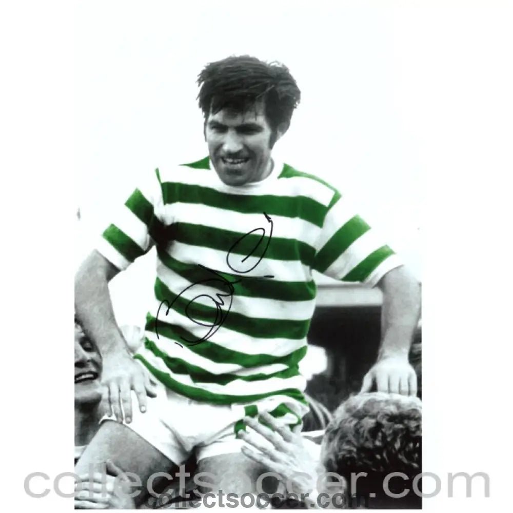 1971 - Celtic - Bertie Auld Original Autograph - Collect Soccer