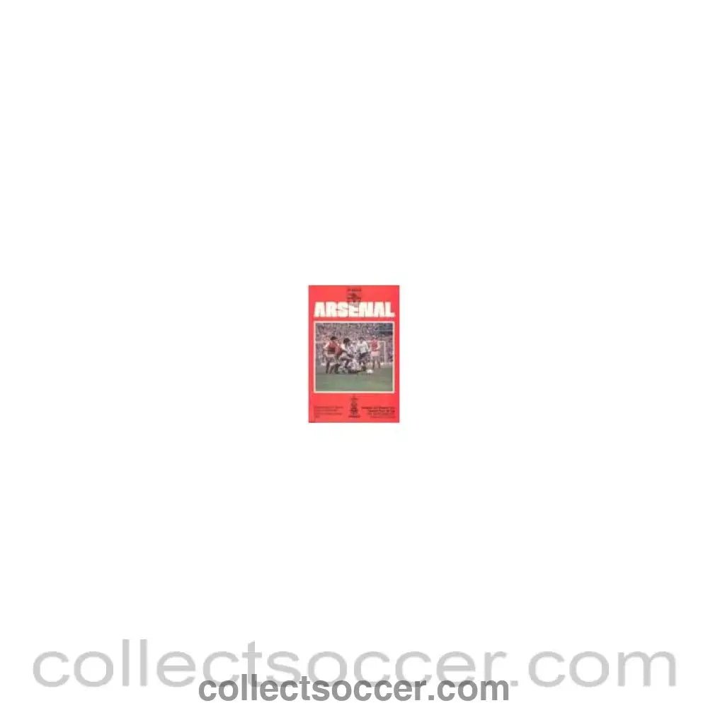 1980 - Arsenal v Gothenburg official programme 05/03/1980 European Cup Winners Cup Quarter - Final - Collect Soccer