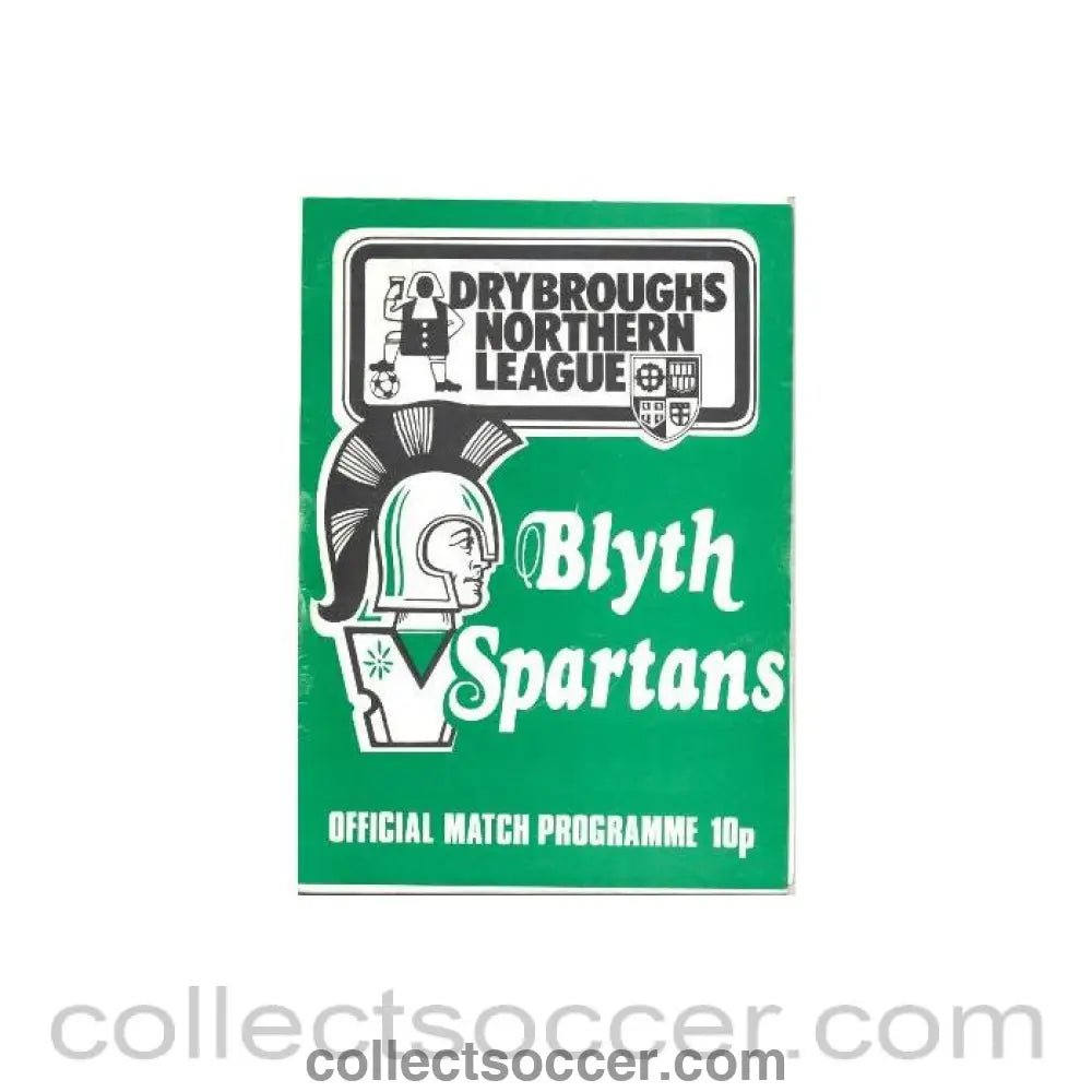 1981 - Blyth Spartans v Walsall official programme 21/11/1981 - Collect Soccer