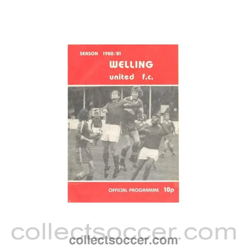 1981 - Welling vChelsea official programme 20/01/1981 - Collect Soccer