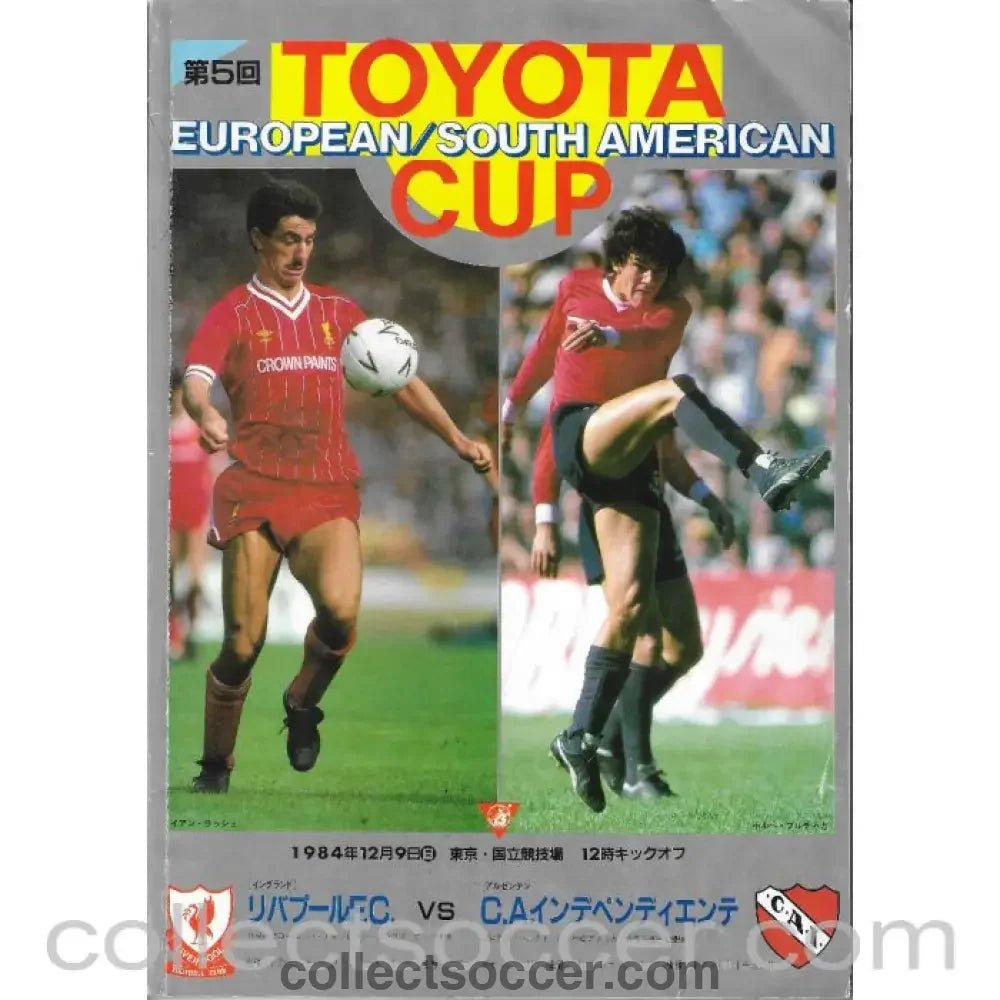 1984 Club World Cup / Toyota Cup Liverpool V Independiente