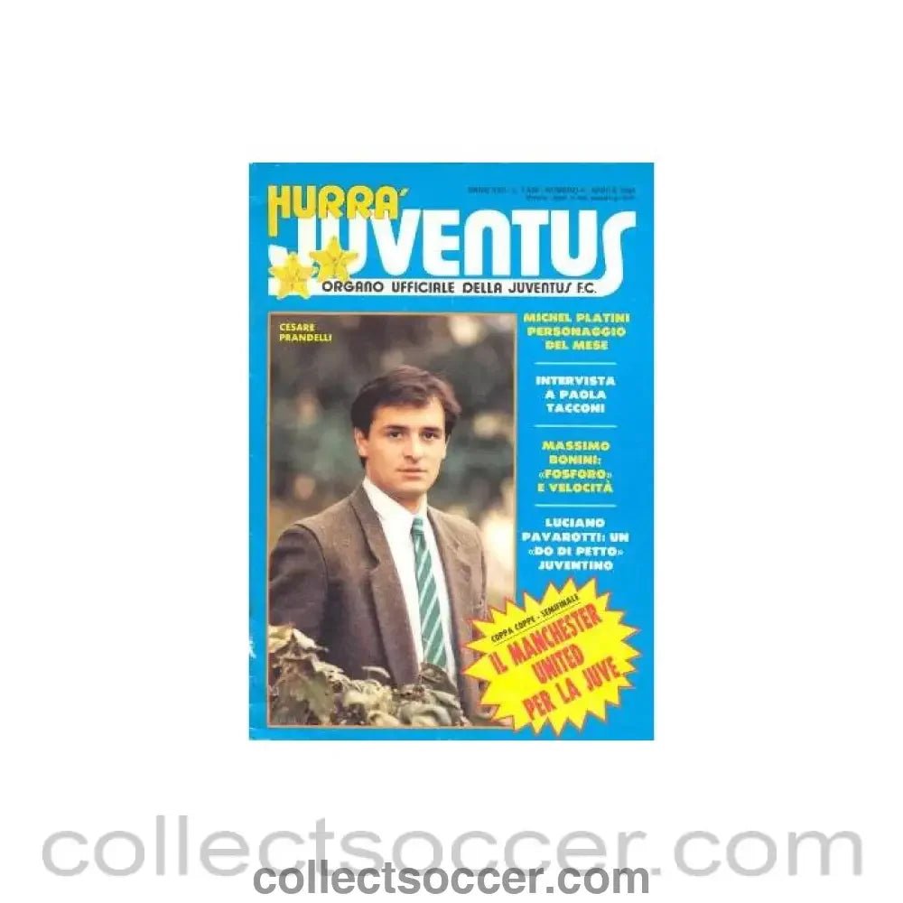 1984 - Hurra Juventus - Italian magazine of April 1984 - Collect Soccer