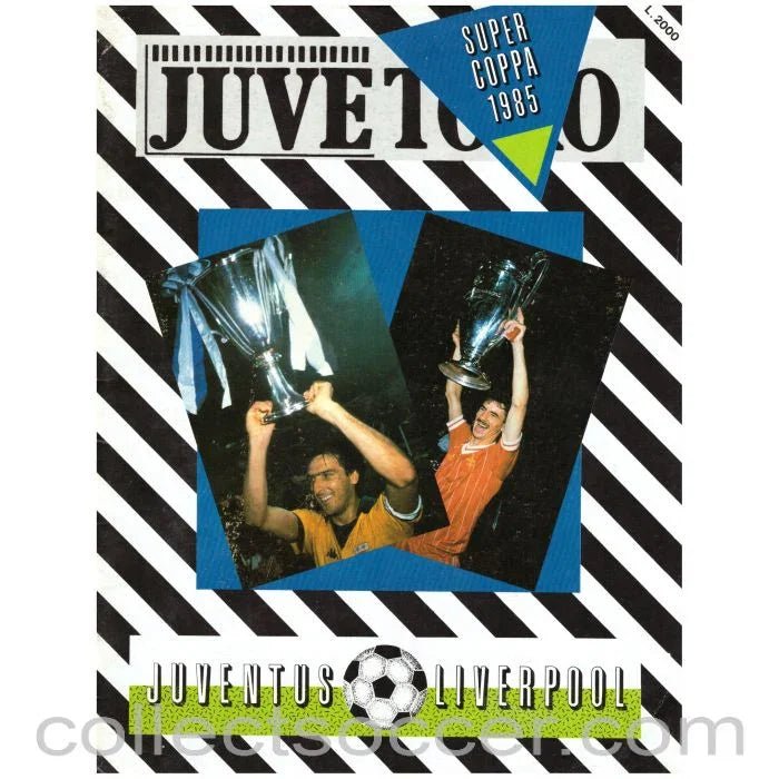1984 Super Cup Official Programme Juventus V Liverpool - Collect Soccer