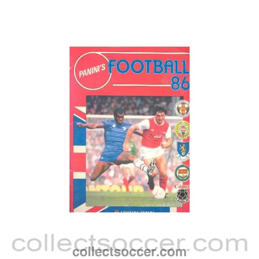 1986 - Panini’s Football 1986 Sticker Album with all stickers available inside