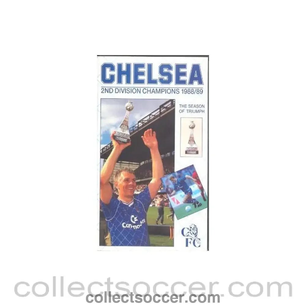 1988 - Chelsea - 2nd Division Champions 1988 - 1989 Video Tape Cassette of 1989 - Collect Soccer
