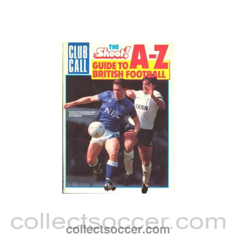 1988 - The Shoot A-Z Guide to British Football 1988-1989