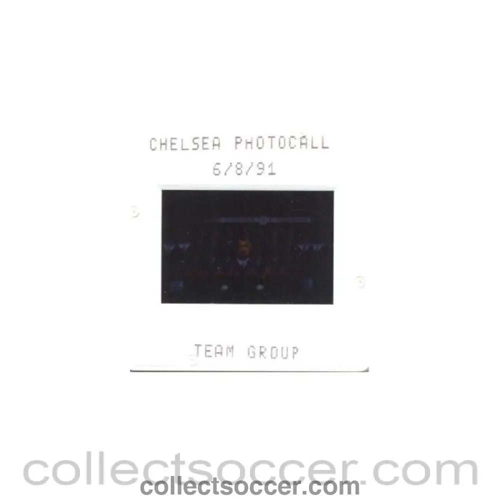 1991 - Chelsea 06/08/1991 Team Group slide - Collect Soccer