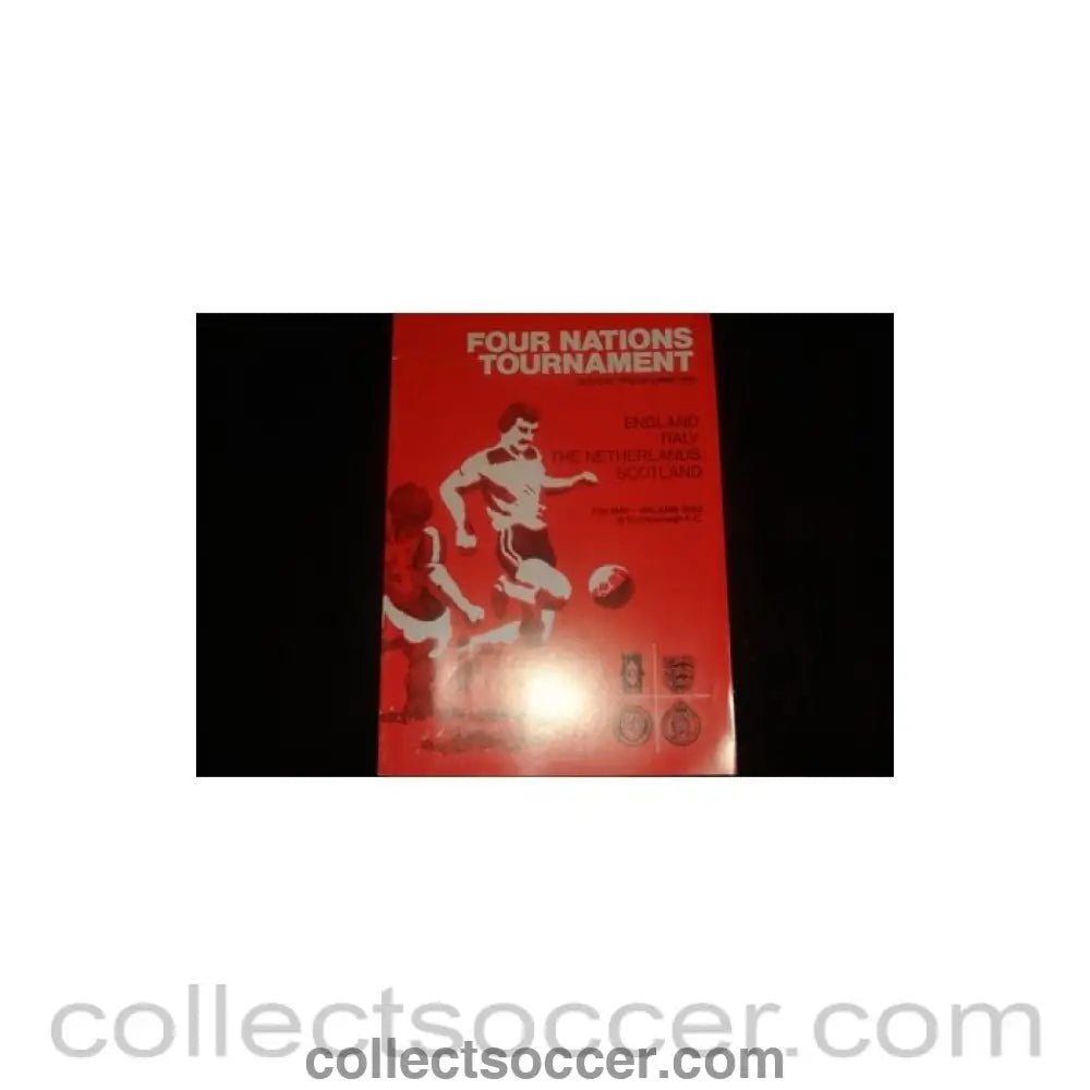 1991 - England v Italy and Netherlands v Scotland official programme 05/03/1991 Semi-Professional International - Collect Soccer