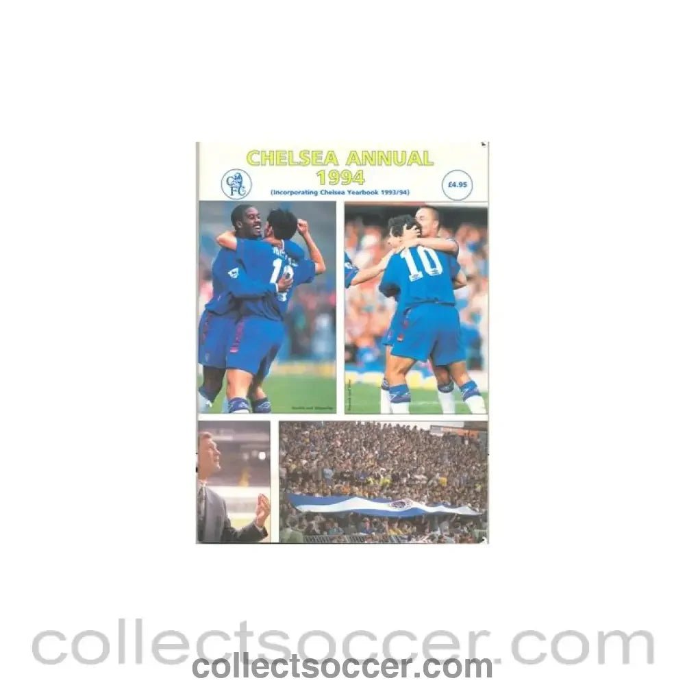 1993-1994 Chelsea Annual 1994, incorporating Chelsea Yearbook - Collect Soccer