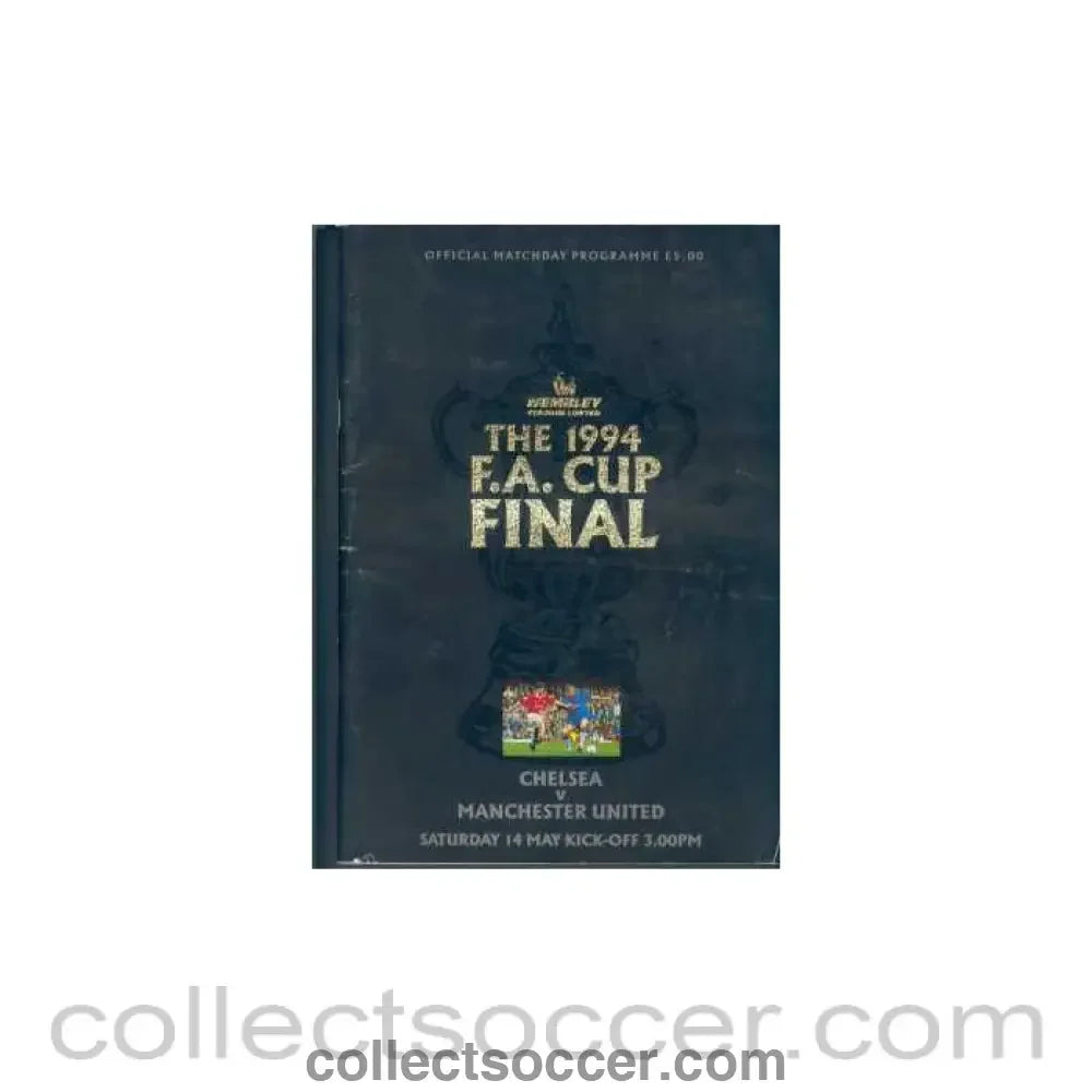 1994 FA Cup Final Programme slightly scuffed front cover reduced price