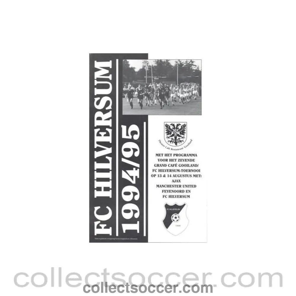 1994 - Hilversum 1994 - 1995 Youth Tournament official programme - Collect Soccer