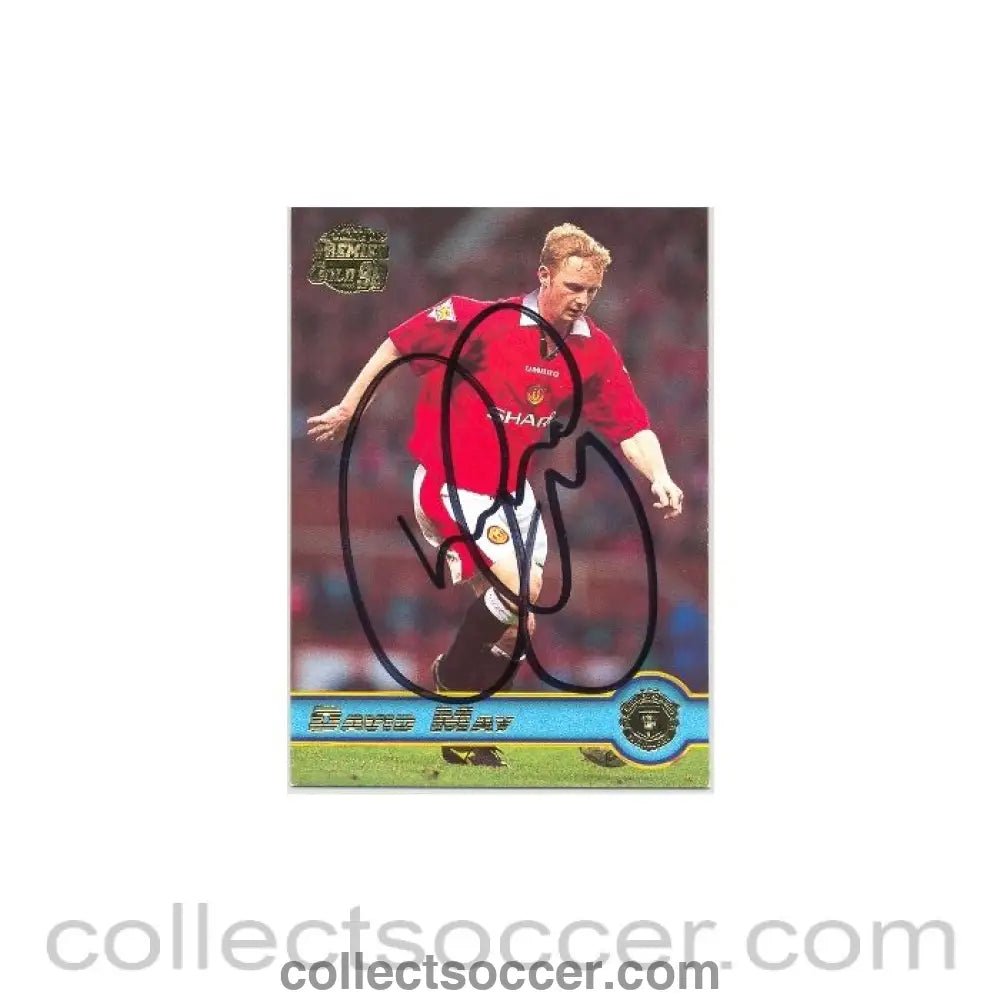 1996 - Manchester United David May autographed card - Collect Soccer