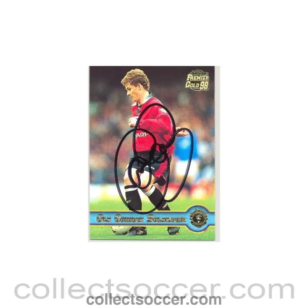 1996 - Ole Gunnar Solskjaer autographed card season 1996-1997 - Collect Soccer
