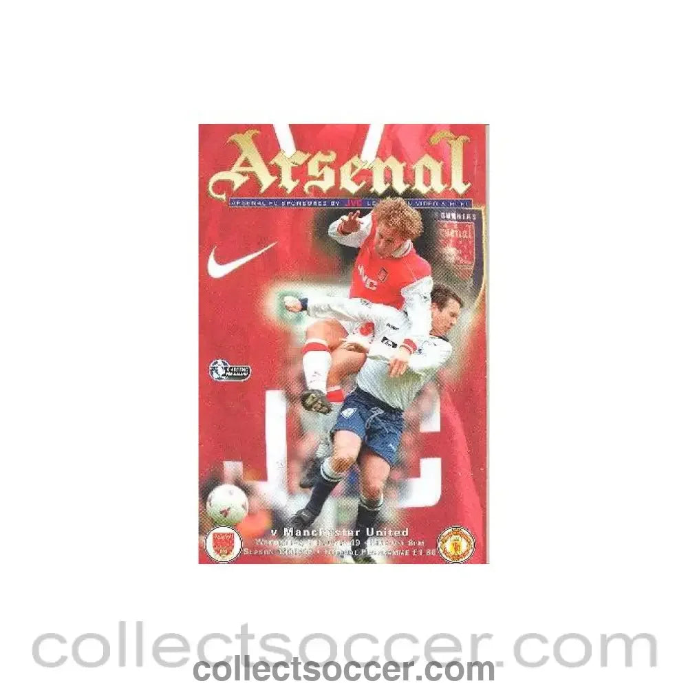 1997 - Arsenal v Manchester United official programme 19/02/1997