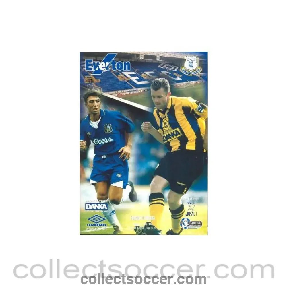 1997 - Everton v Chelsea official programme 11/05/1997 Carling Premiership - Collect Soccer