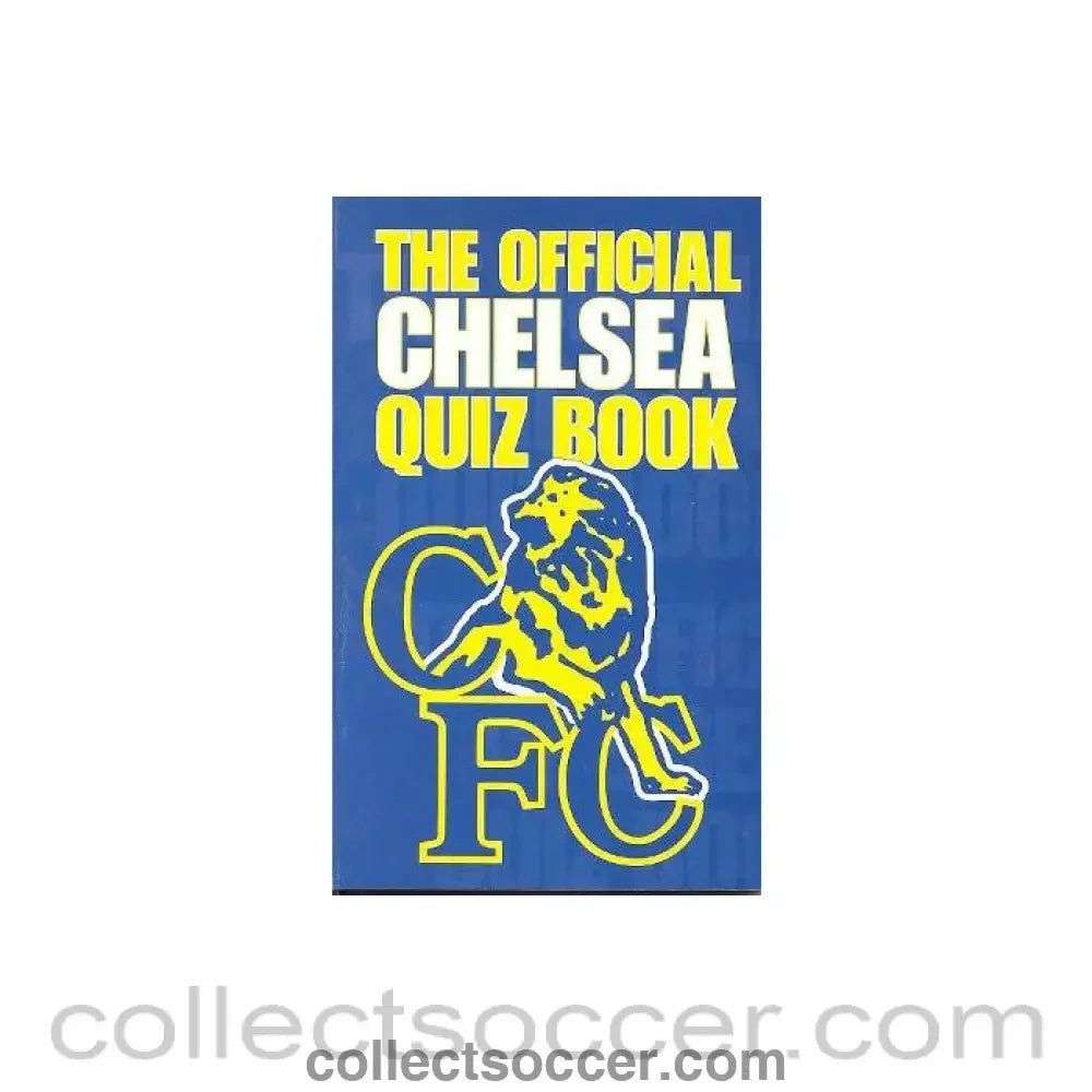 1997 - The Official Chelsea Quiz Book 1997 - Collect Soccer