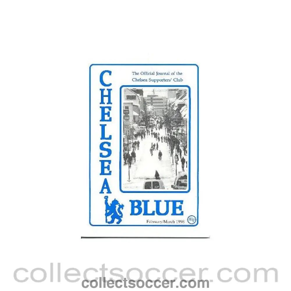 1998 - Chelsea Blue Fanzine of theChelsea Supportars' Club of February/March 1998 - Collect Soccer