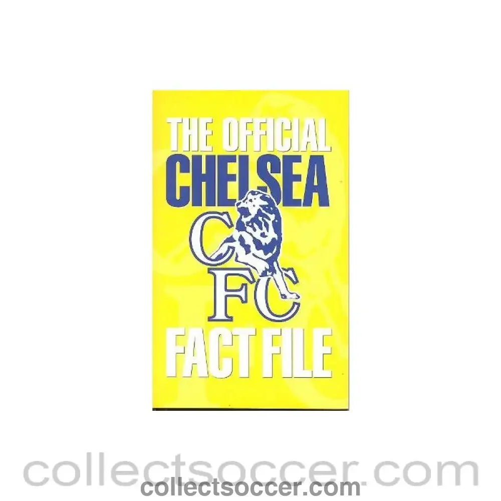 1998 - The Official Chelsea Fact File book 1998 - Collect Soccer