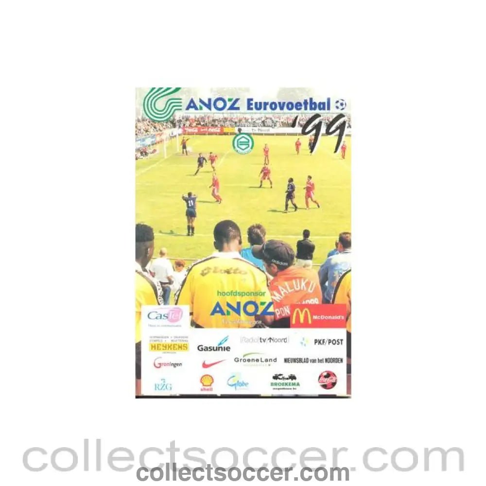 1999 - ANOZ Euro Football 1999 Youth Tournament official programme - Collect Soccer