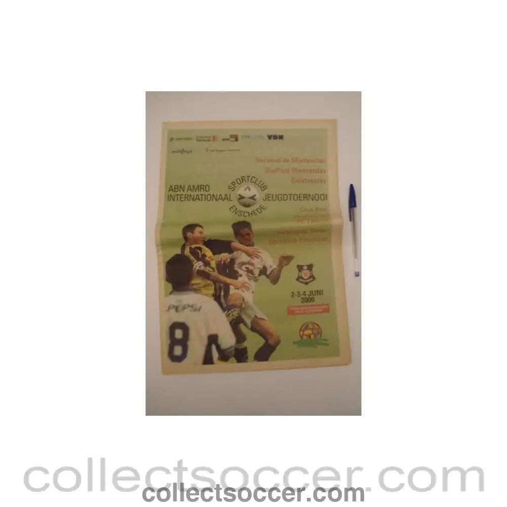 2000 - ABN Amro Youth Tournament 2000 official newspaprt - like programme - Collect Soccer