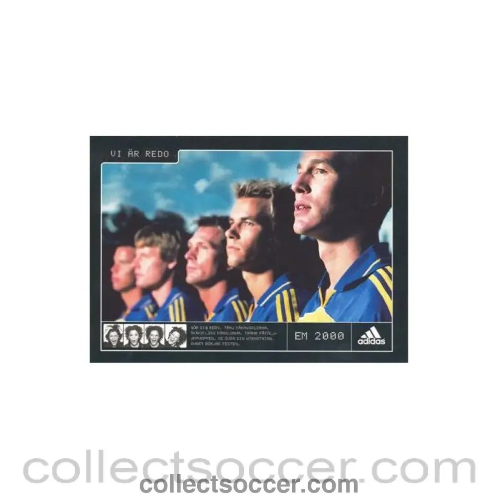 2000 - Euro 2000 Intersport produced postcard - Collect Soccer