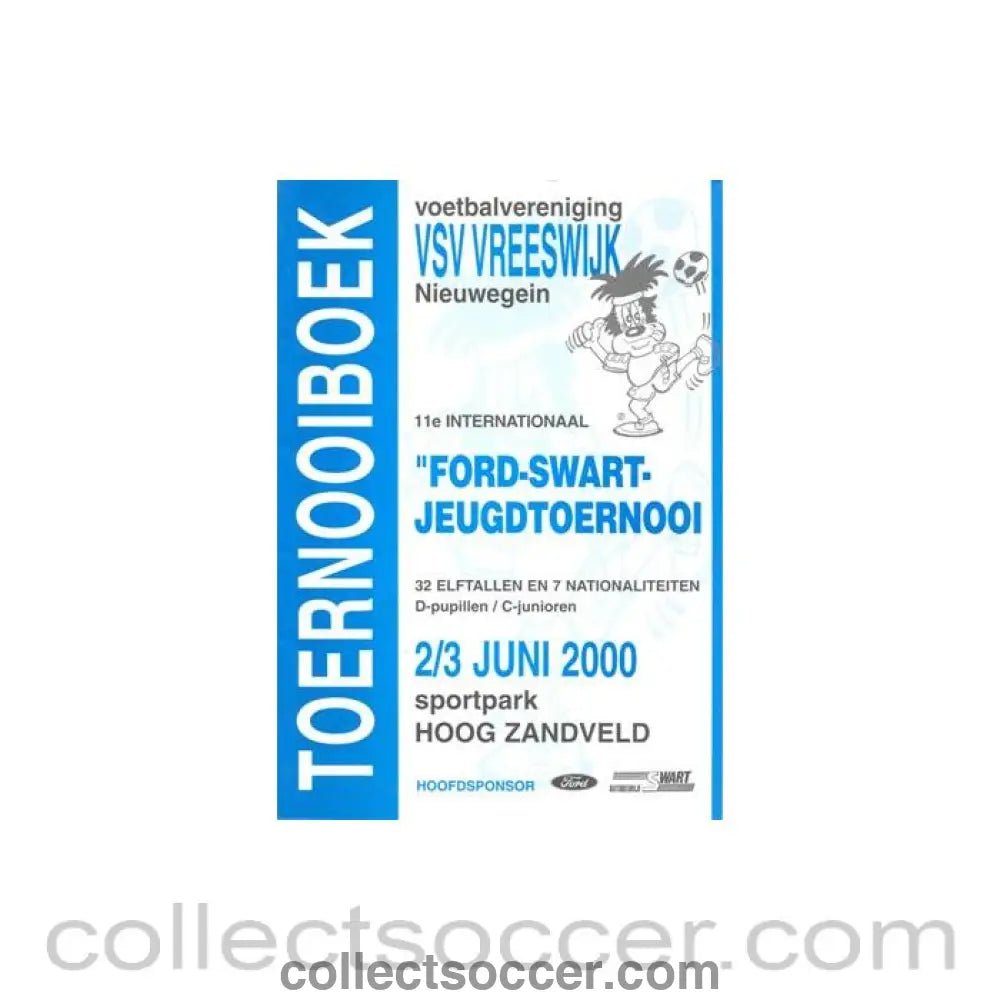 2000 - VSV Vreeswijk Youth Tournament June 2000 official programme - Collect Soccer