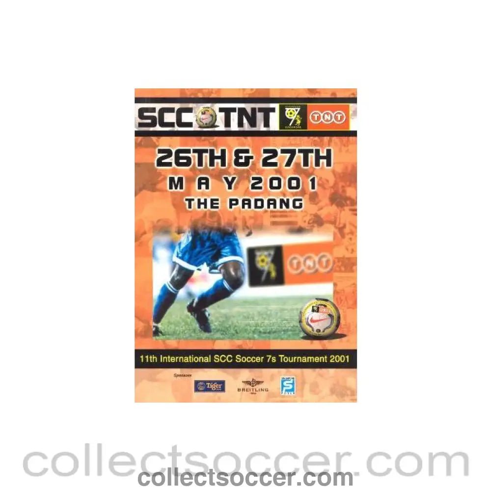 2001 11th International SCC Soccer 7s Tournament Programme 2001 The Padang 26 - 27/05/2001 - Collect Soccer