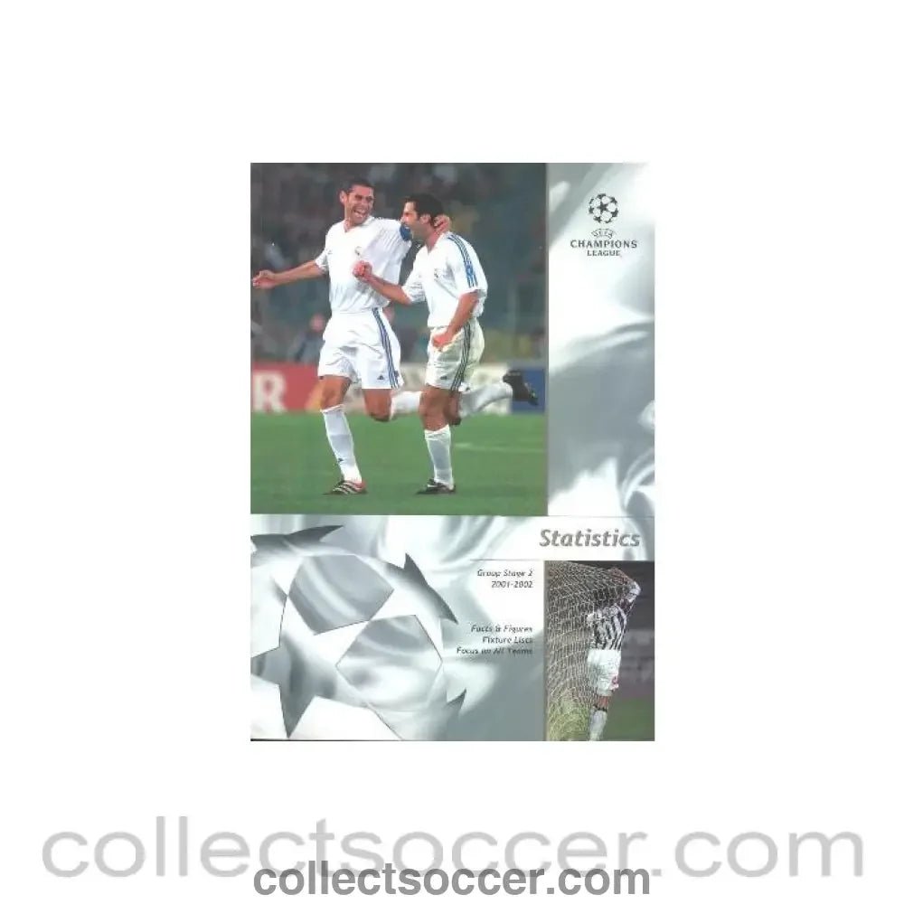 2001-2002 Champions League Statistics Group Stage 2 - Collect Soccer