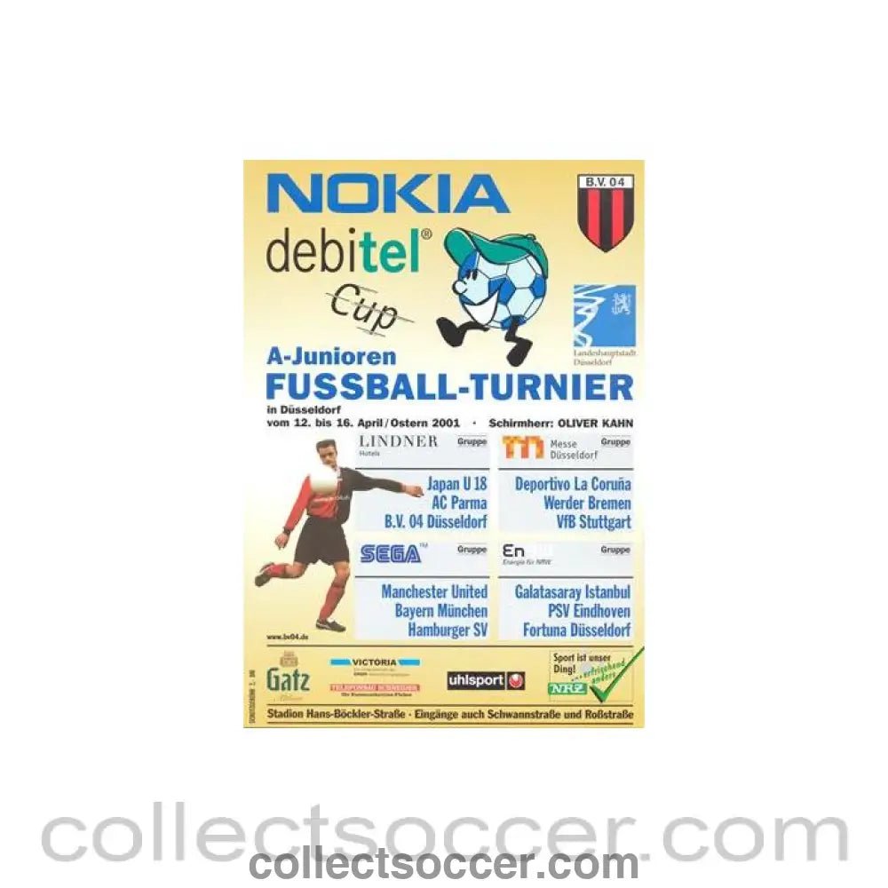 2001 - A - Junioren Youth Tournament in Dusseldorf Germany April 2001 - Collect Soccer