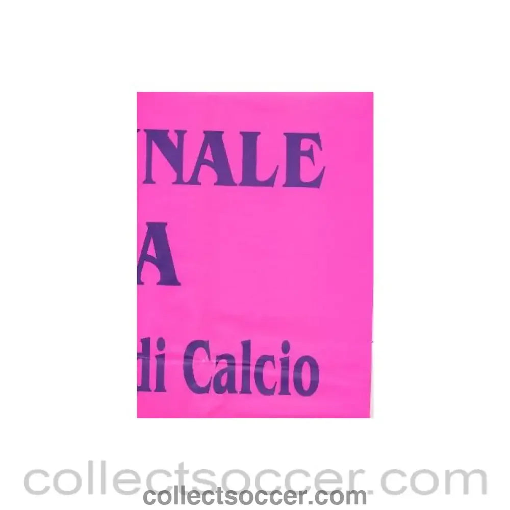 2001 - Cascia v Chelsea in the Italian Calcio large poster in Italian of 15/07/2001 non-programme match
