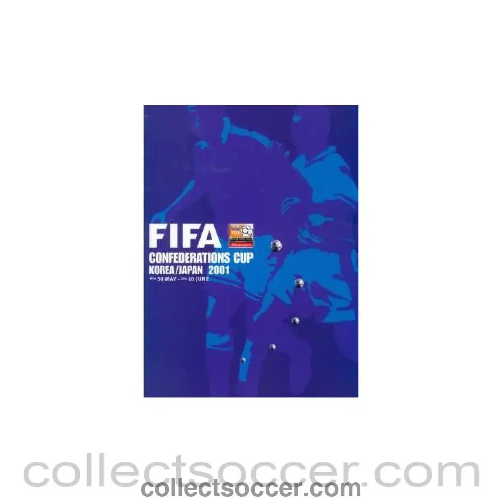 2001 Confederations Cup Tournament Japanese Programme - Collect Soccer