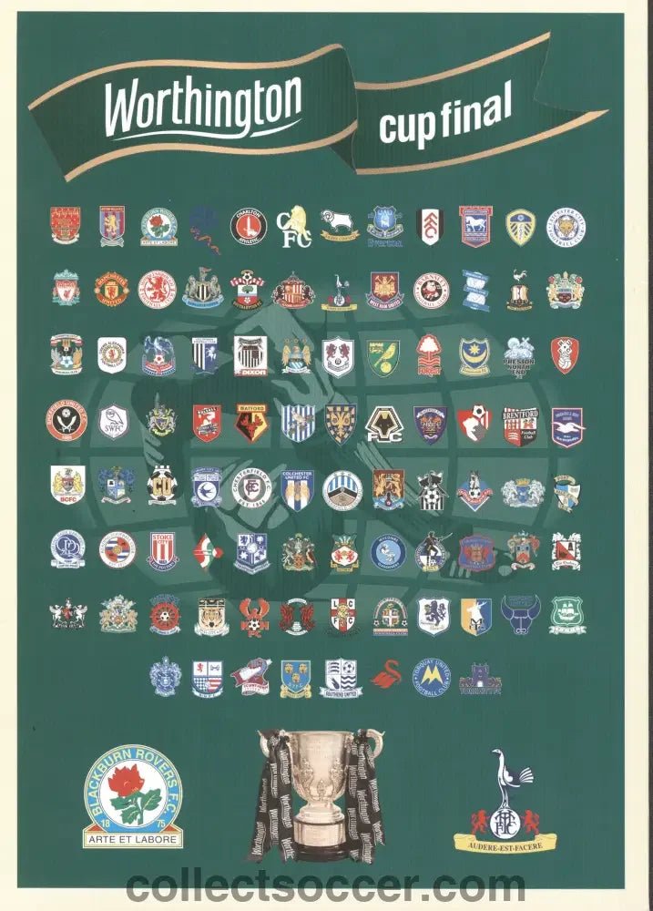 2002 League Cup Final Programme Blackburn Rovers v Tottenham Hotspur - Collect Soccer