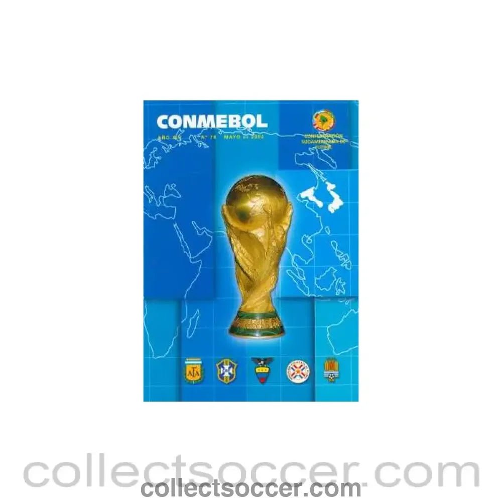 2002 - Rare World Cup 2002 Conmebol South American World Cup Media Guide - Collect Soccer