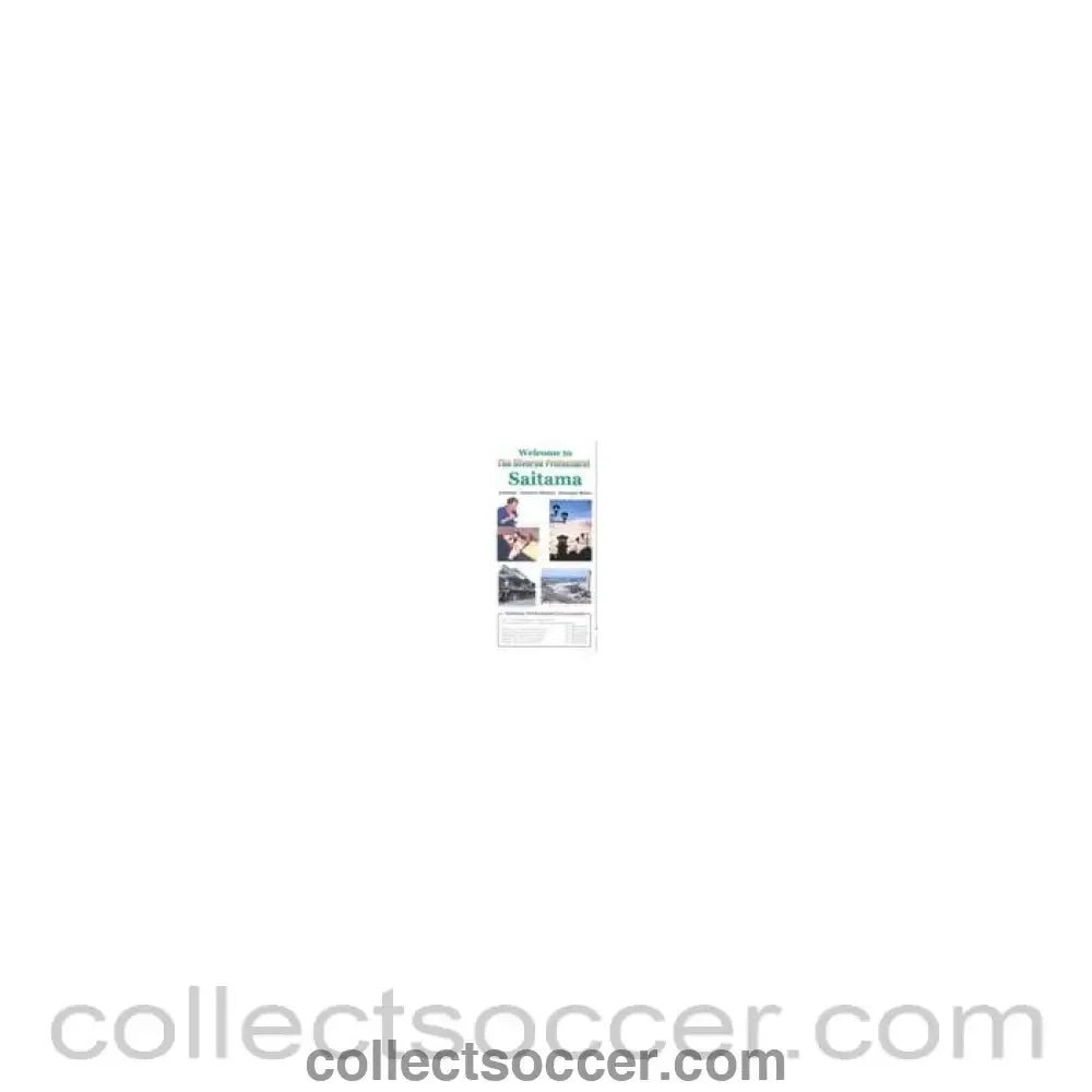 2002 World Cup - Welcome To The Diverse Prefecture Saitama leaflet - Collect Soccer
