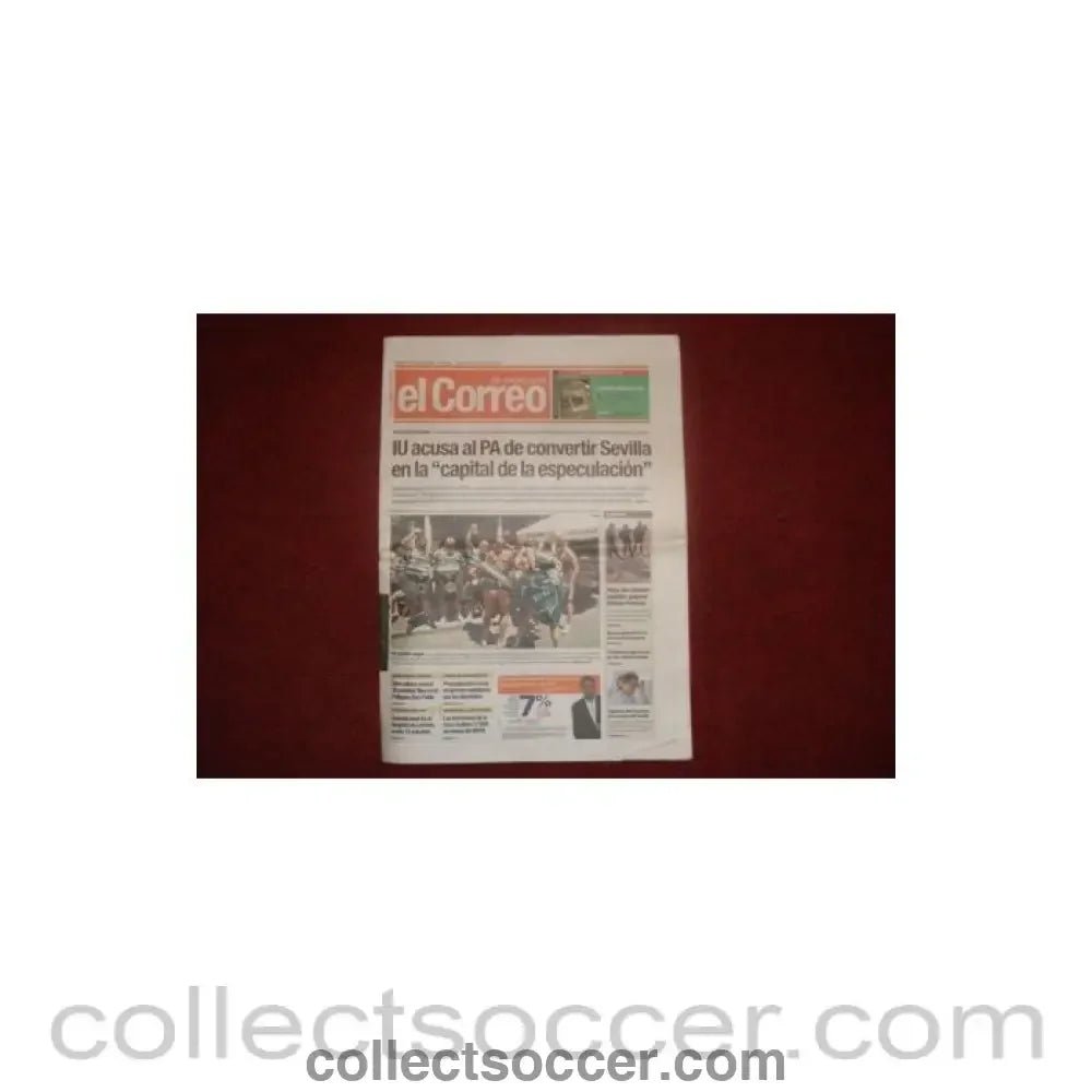 2003 - El Correro newspaper of 20/05/2003 about Celtic - Collect Soccer