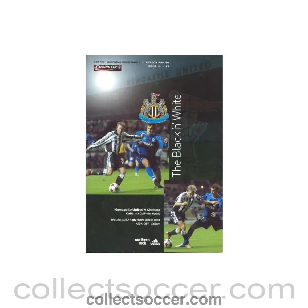 2004 - Newcastle United vChelsea official programme 10/11/2004 - Collect Soccer
