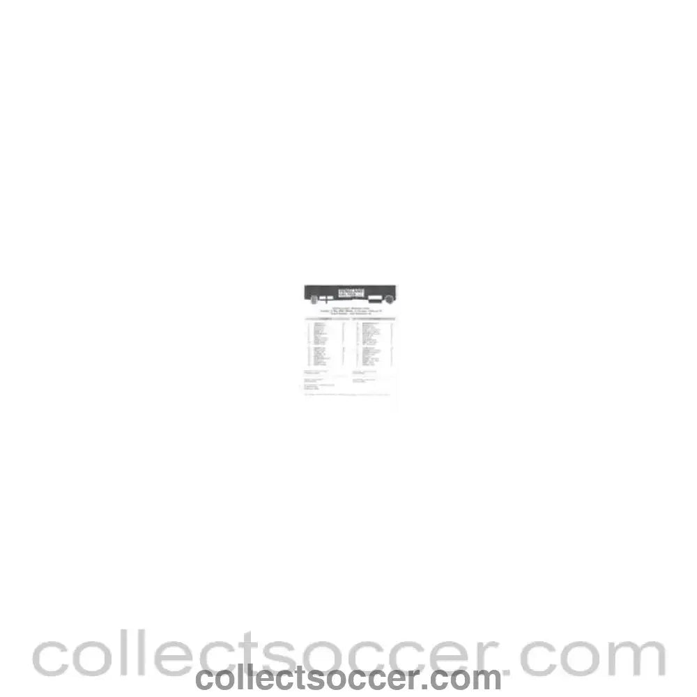 2005 - Colombia v England official teamsheet 31/05/2005 England USA Tour 2005 - Collect Soccer